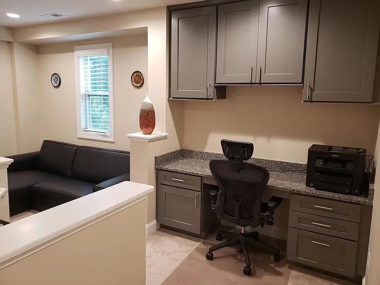 desk area