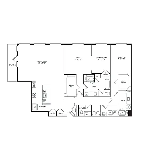 Floor plan PH3
