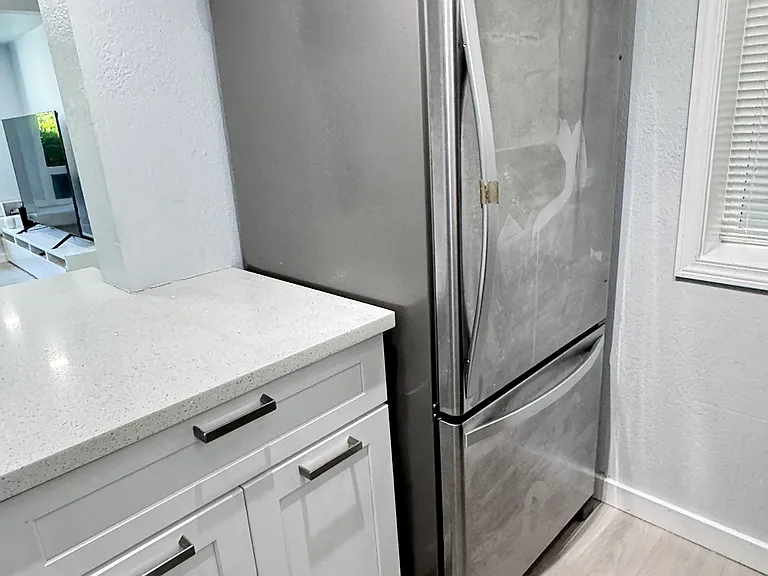 Recently remodeled kitchen, with new stainless steel, Whirlpool and Samsung appliances
