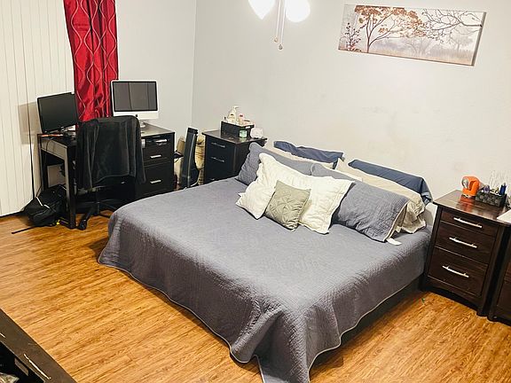 Master bedroom (slider to balcony on left)