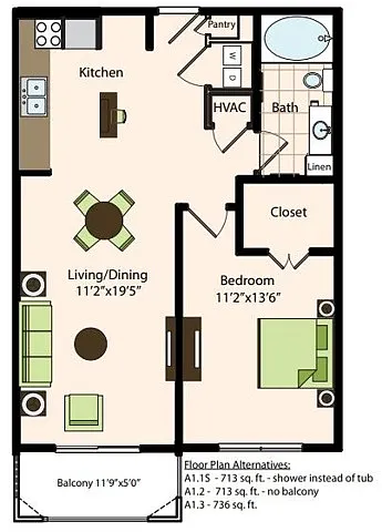 Floor plan A11S