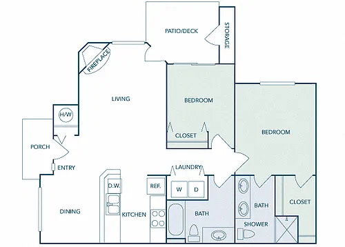 Floor plan B3