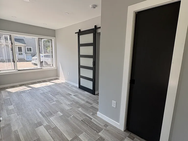 Living area with half bath