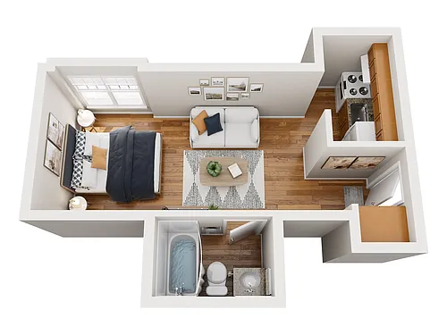 Floor plan Studio