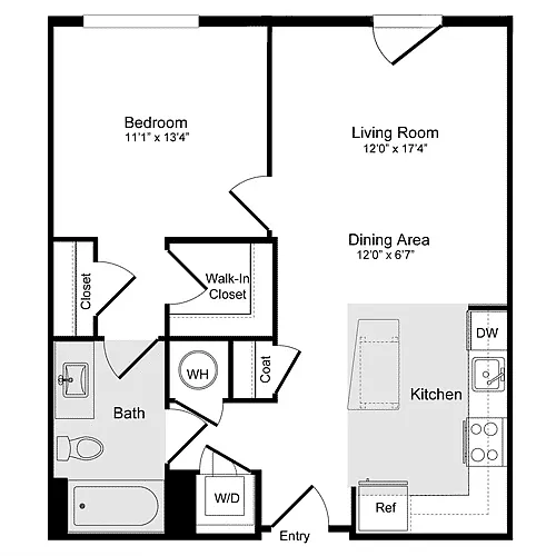 Floor plan A-1A
