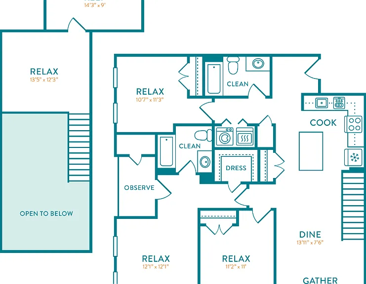 Morgan Loft Floorplan Diagram