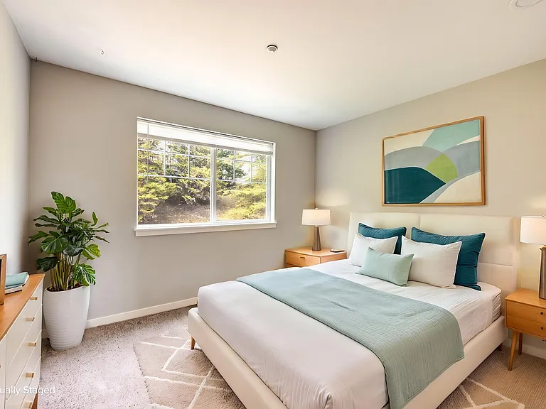 Virtually Staged 2nd bedroom
