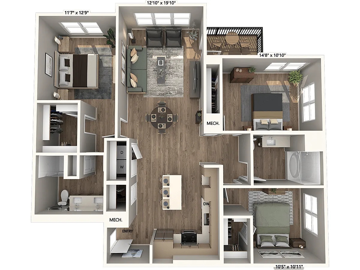 Floor plan C03