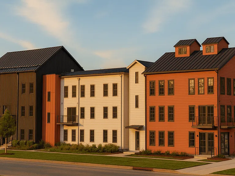 Artist rendering of the exterior of Westport Crossing
