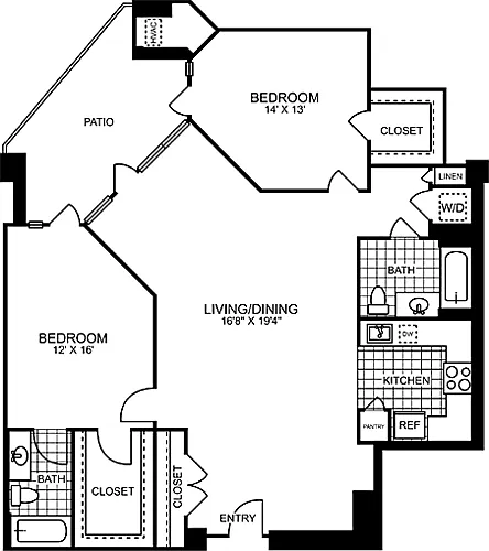 Floor plan B8Dd