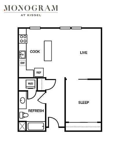 Floor plan 1C