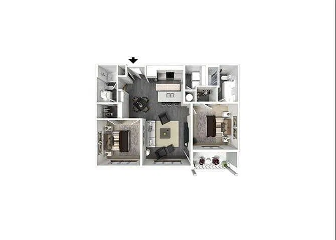 Floor plan P2 2X2 B3