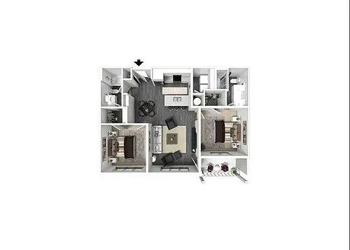 Floor plan P2 2X2 B3
