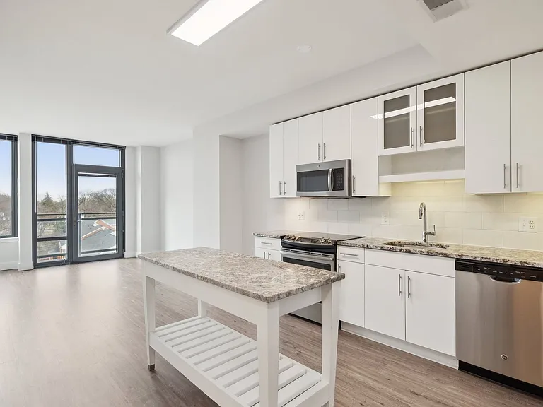 Modern kitchen with center island