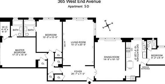 2nd image of 365 W End Ave APT 5D