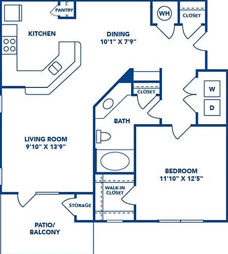 1 Bedroom | 1 Bath | 840 SF 1 Bedroom | 1 Bath | 840 SF
