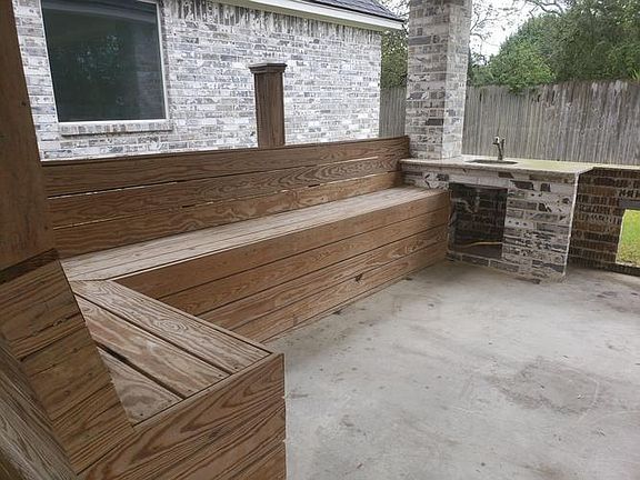 outdoor cooking area