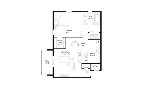 Floor plan A1R