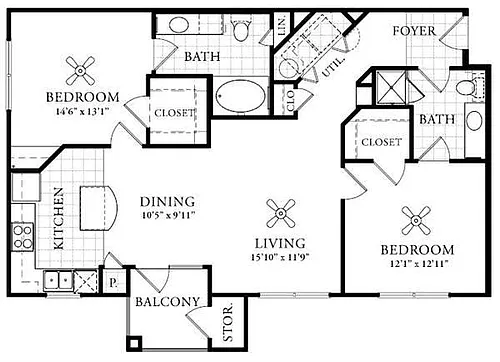 Floor plan B2