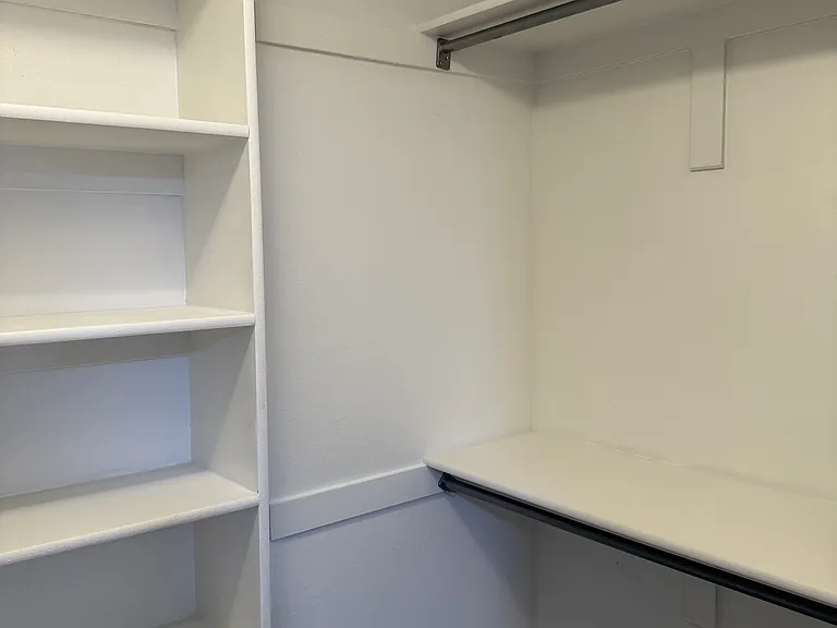 LargeMaster bedroom, walk-in closet