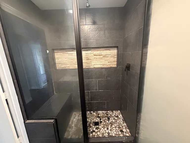 walk-in shower