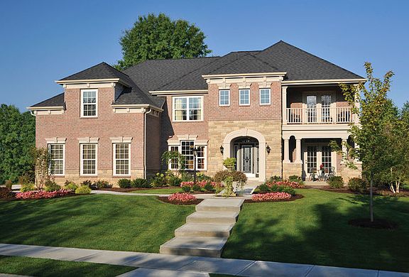The Langdon Q Exterior with covered porch and balcony