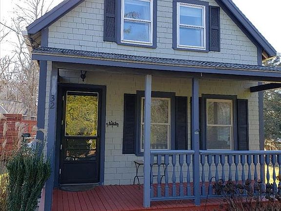 Covered front porch.
