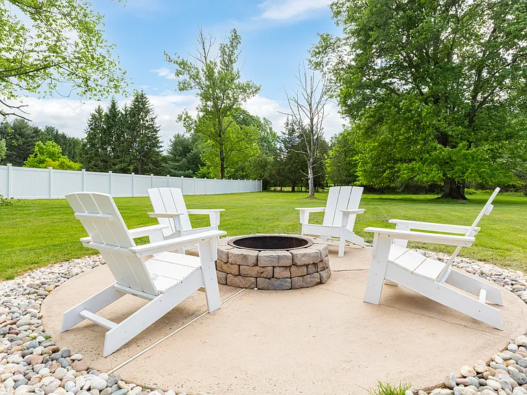 Fire pit area