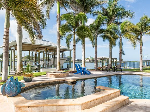 Salt water pool and spa