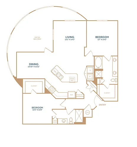 Floor plan B3