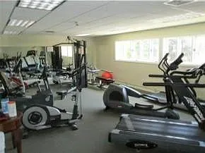 Nicely equipped fitness center