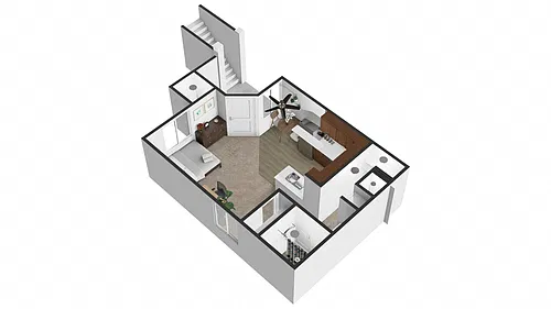 Floor plan Studio