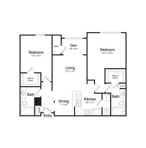 Floor plan B1
