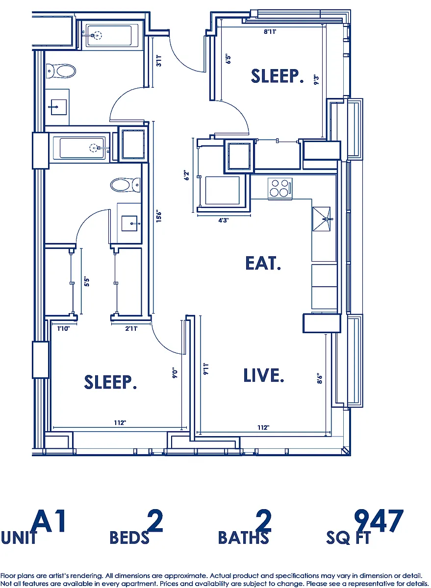 Floor plan A1