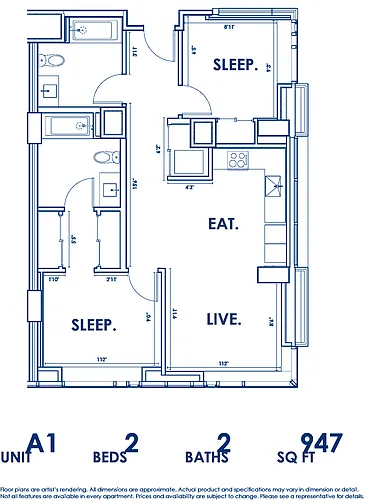 Floor plan A1