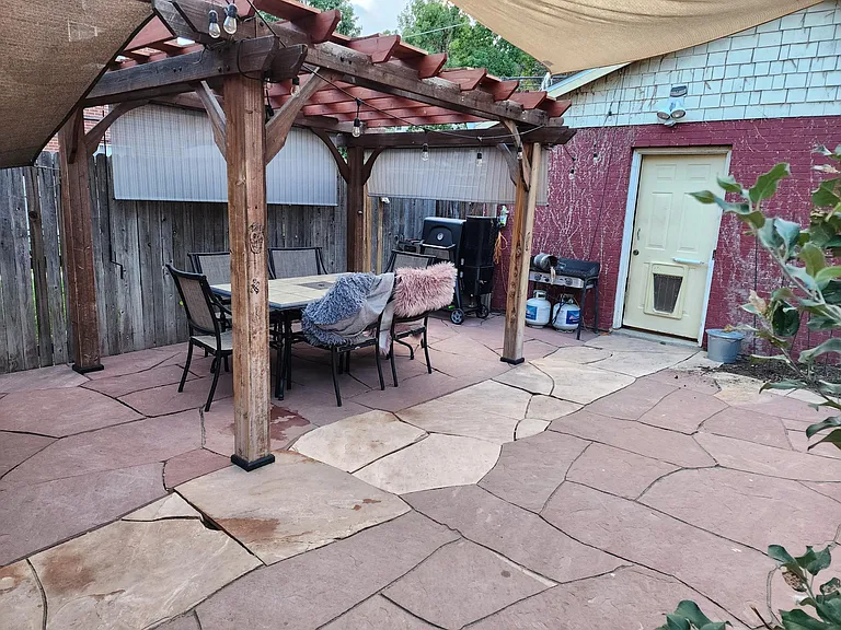 Back yard patio