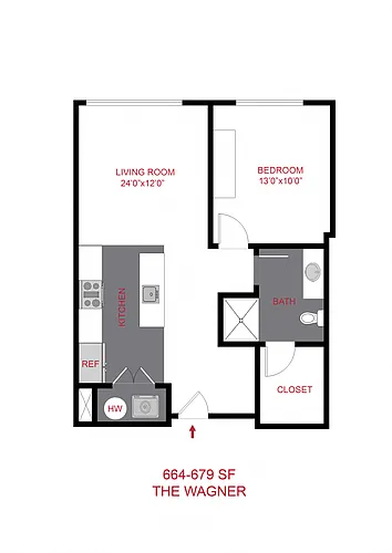 Floor plan The Wagner