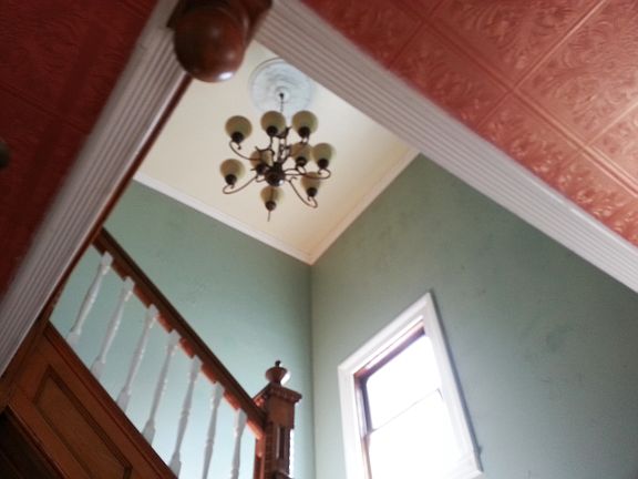 Foyer, up main stairs