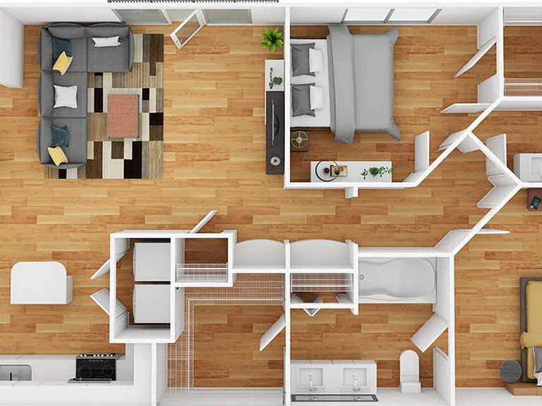2 Bedroom | 2 Bath | 1144 SF 2 Bedroom | 2 Bath | 1144 SF