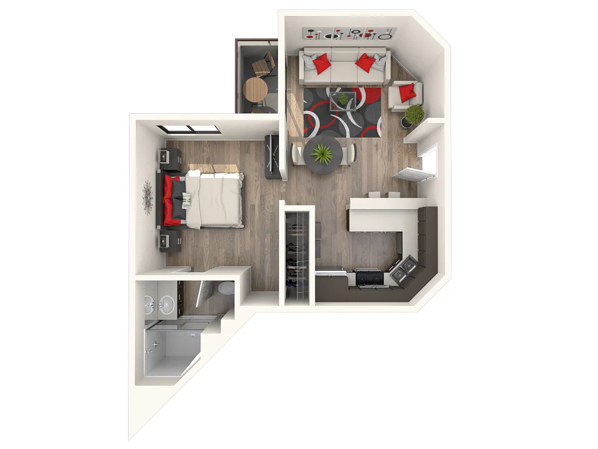 Floor plan Plan F