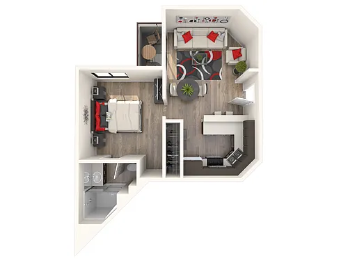 Floor plan Plan F