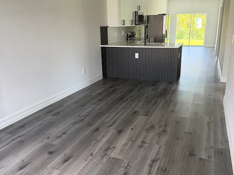 Plenty of space for living room and dining area