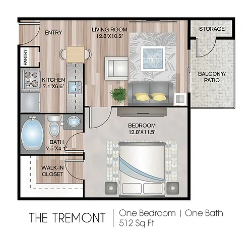 Floor plan The Tremont Premium Plus
