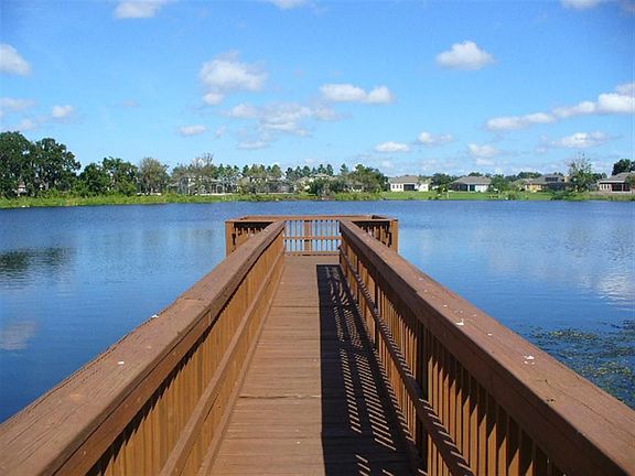 Walking distance to two community docks for fishing or bird-watching.