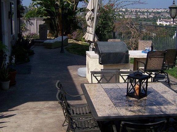 Back Yard with BBQ