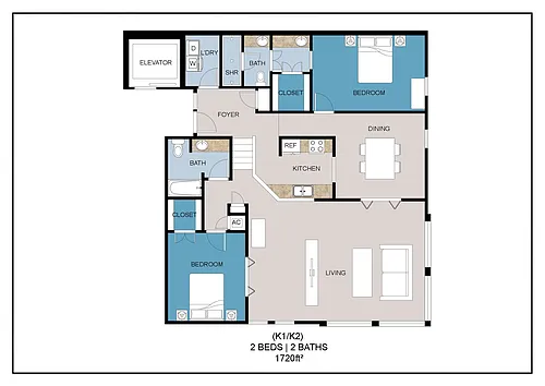 Floor plan K1
