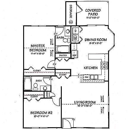 1088 sq feet