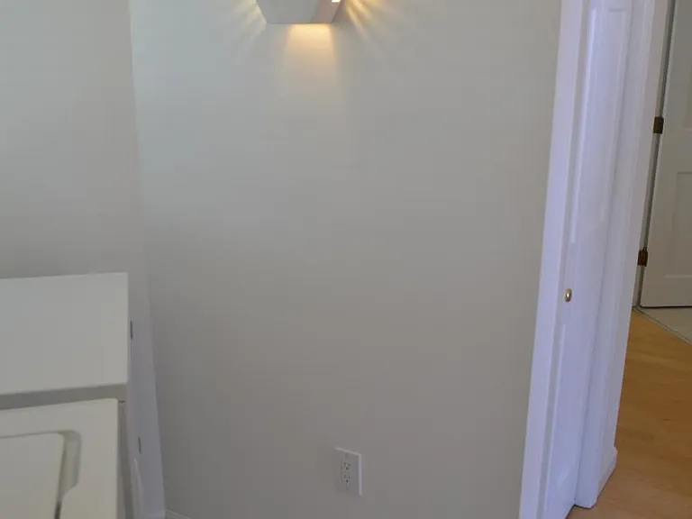 A corner of the laundry area