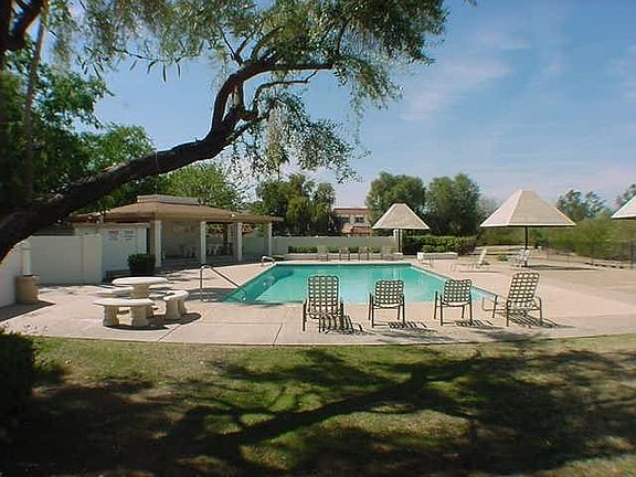 Sparkling Community Pool Area