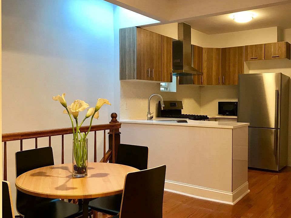 Open kitchen with skylight